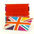 oem logo leather stitched printing magic wallet